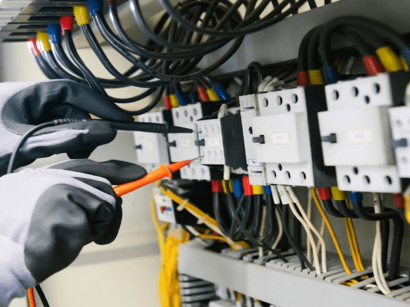 Técnico Whirlpool realizando diagnóstico eléctrico